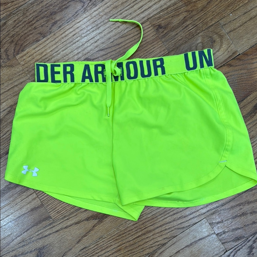 Under Armour Bright Lime Green Shorts